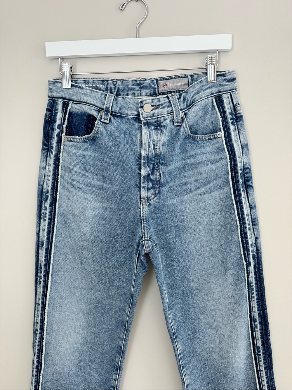AG Contour 360 Alexxis Straight Released Leg Jeans 27R - Picture 7 of 16